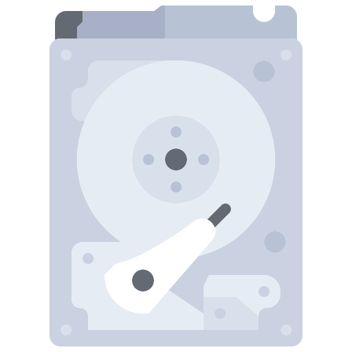 Hdd Coloring Flat icon