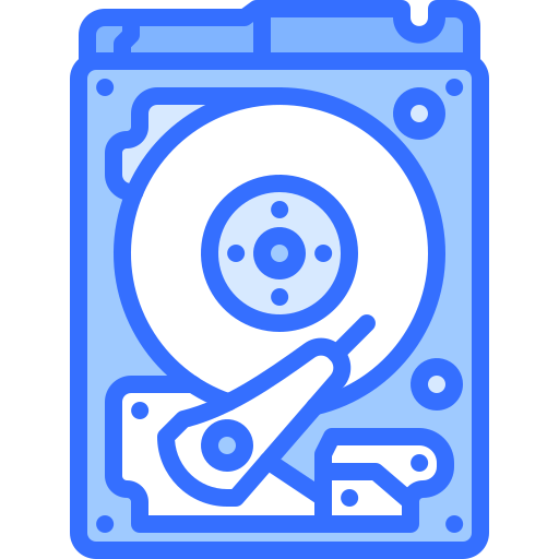 Hdd Coloring Blue icon