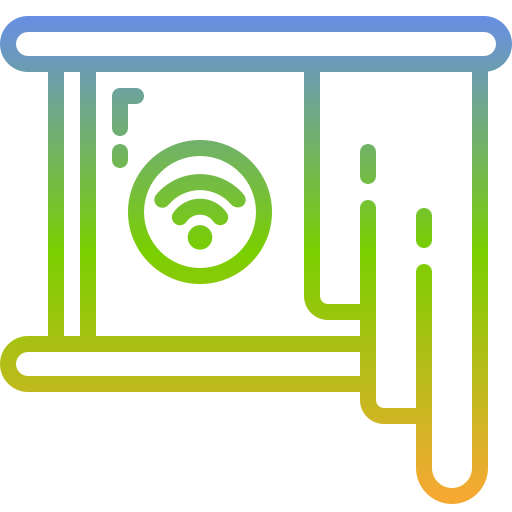 cortina inteligente icono gratis