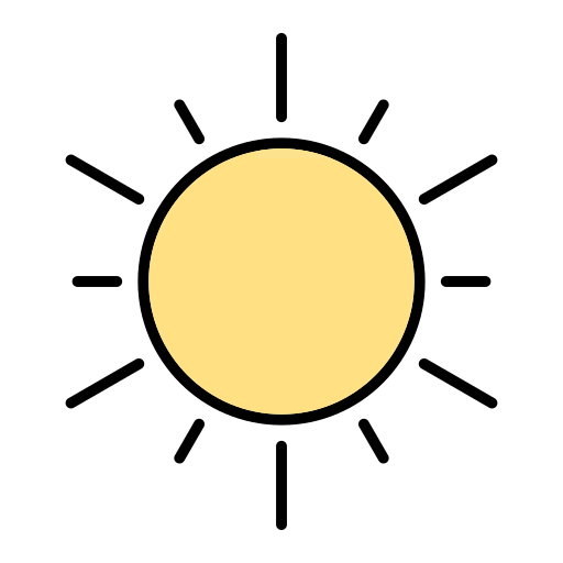 Sun free icon