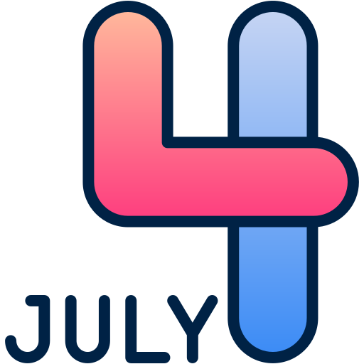 4th of july free icon