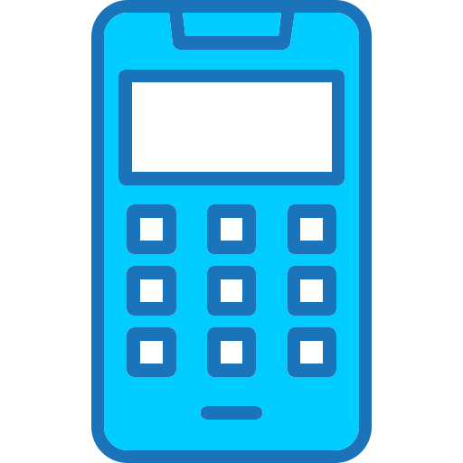 Dial pad Generic Blue icon