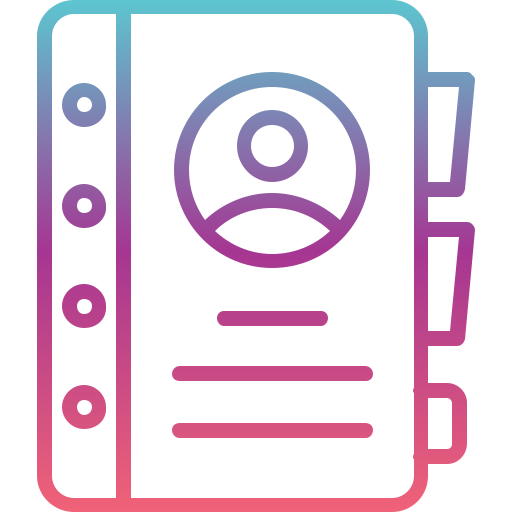 contacter le carnet Icône gratuit contacter le carnet Icône gratuit