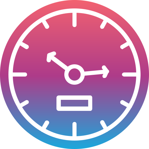 Wall clock Generic Flat Gradient icon