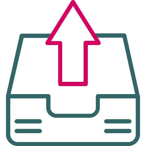 Outbox free icon Outbox free icon