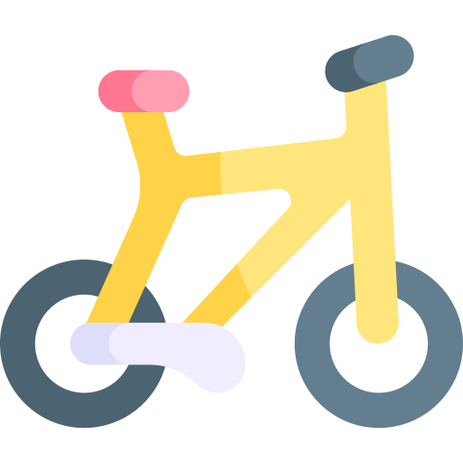 Bike Kawaii Flat icon