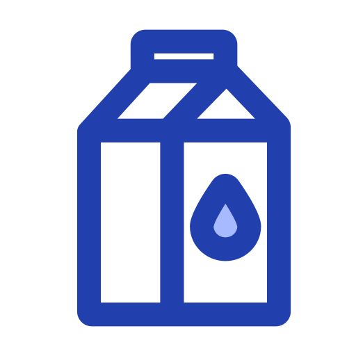 Milk free icon Milk free icon