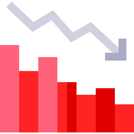 Graph Basic Straight Flat icon