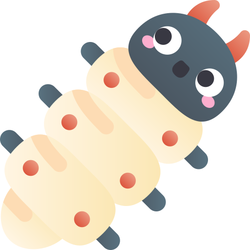 larva icono gratis