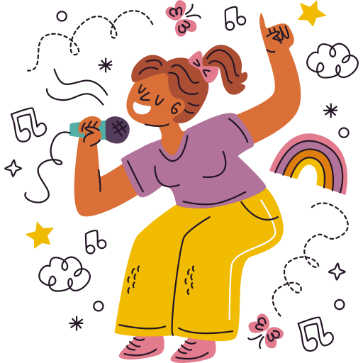 karaoké gratuit sticker
