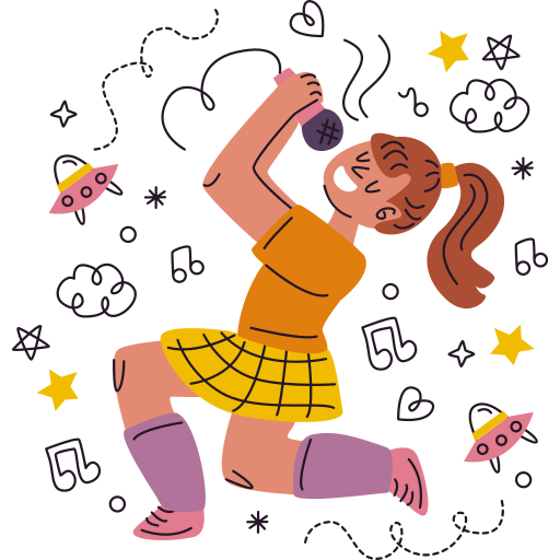 karaoké gratuit sticker