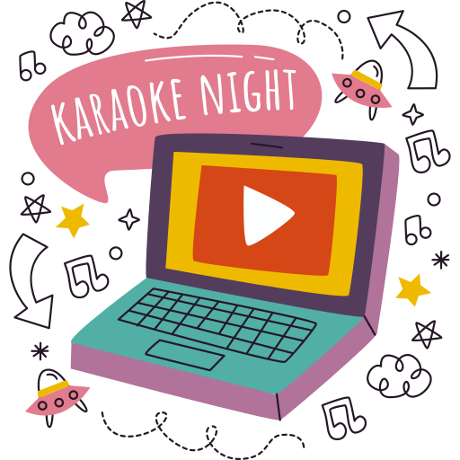 Karaoke free sticker