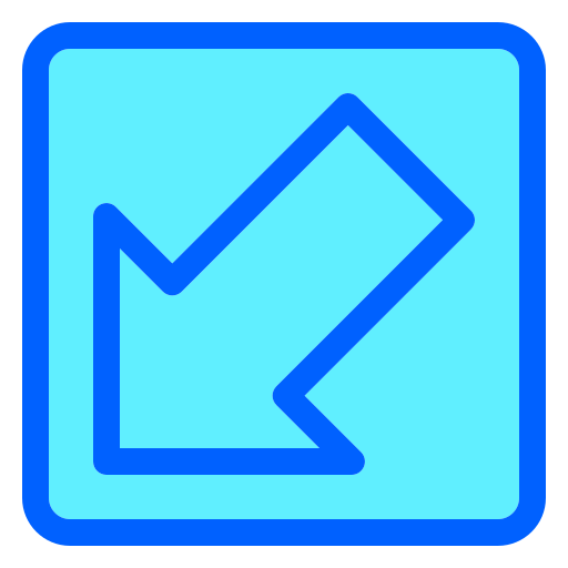 pfeil nach unten kostenlos Icon