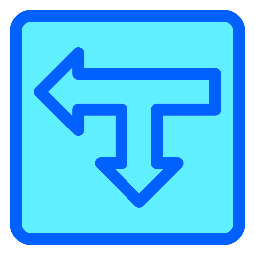 zwei wege kostenlos Icon zwei wege kostenlos Icon