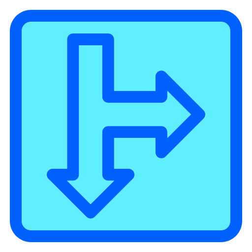 zwei wege kostenlos Icon zwei wege kostenlos Icon