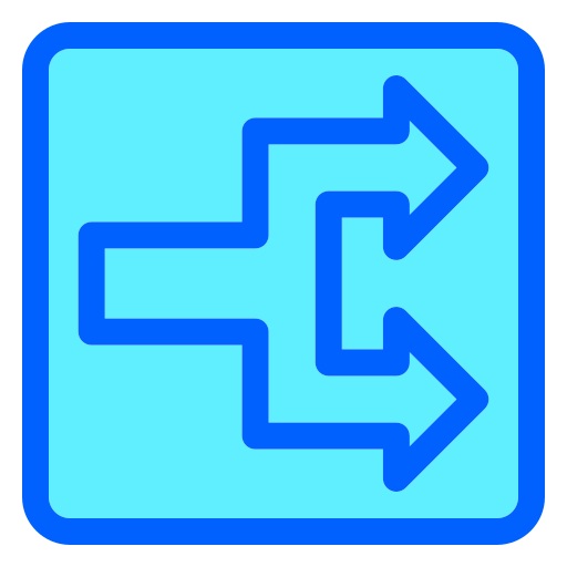 zwei wege kostenlos Icon zwei wege kostenlos Icon