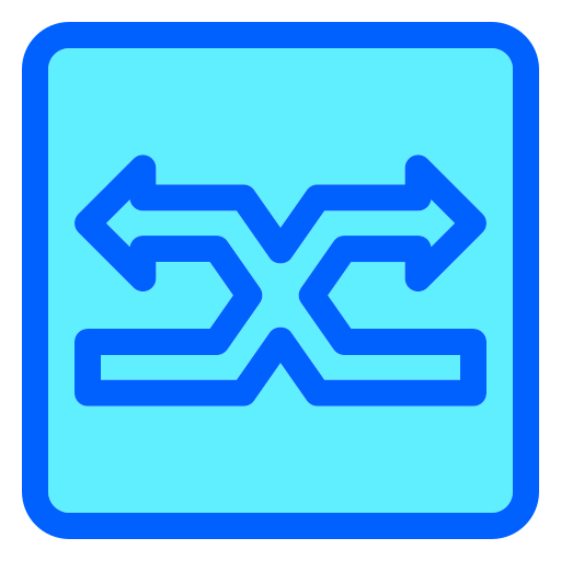 zwei wege kostenlos Icon