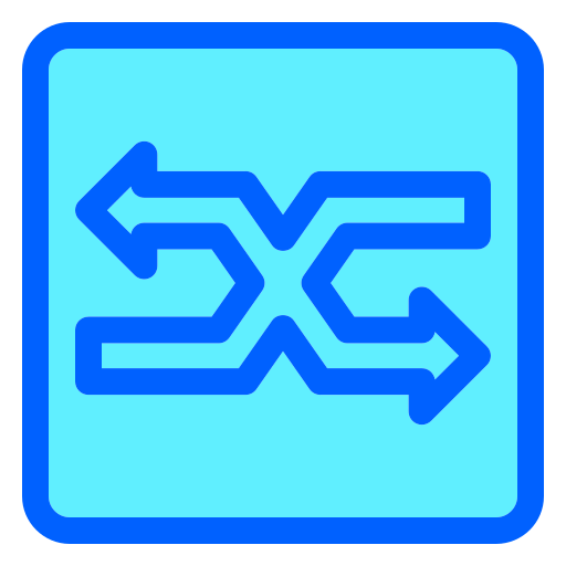 zwei wege kostenlos Icon zwei wege kostenlos Icon