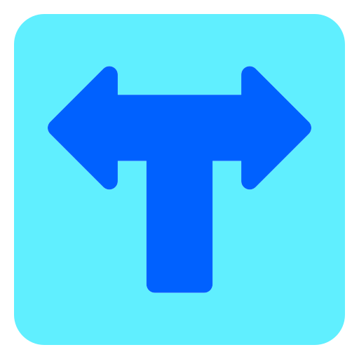 Two ways free icon