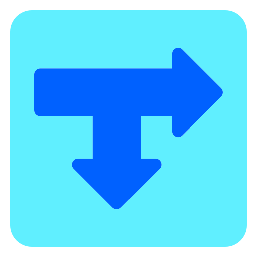 Two ways free icon