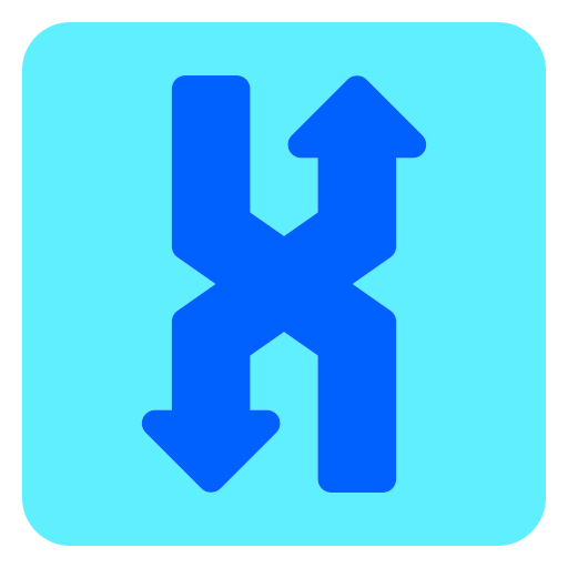 Two ways free icon