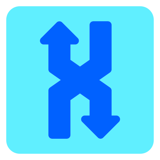 Two ways free icon