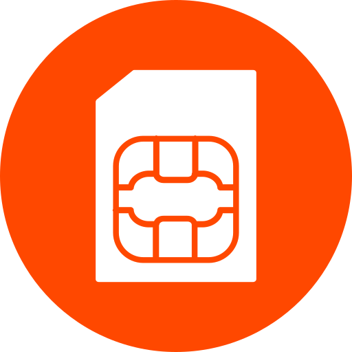 tarjeta sim icono gratis