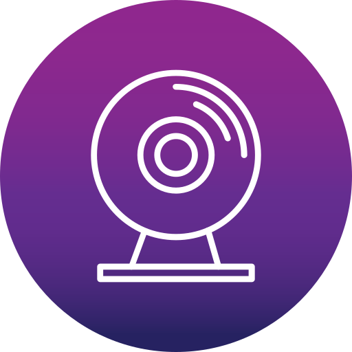 cámara web icono gratis