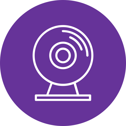 cámara web icono gratis