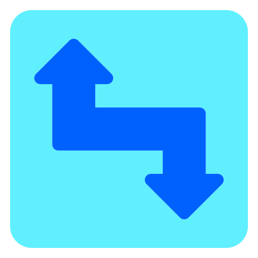 Two arrow free icon