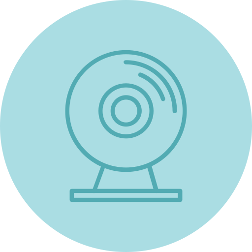 cámara web icono gratis