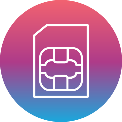 tarjeta sim icono gratis
