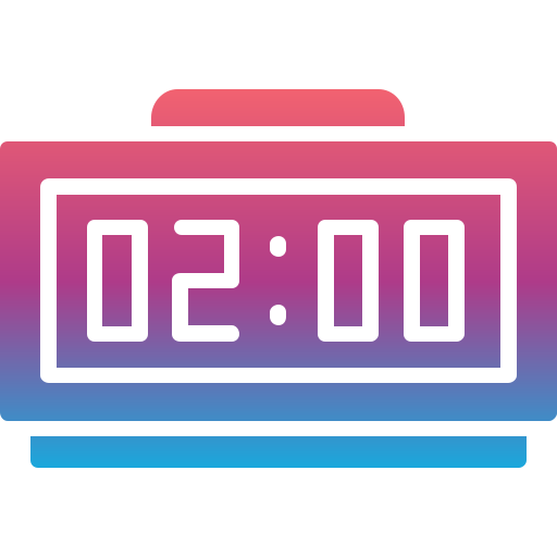 Digital clock - Free electronics icons