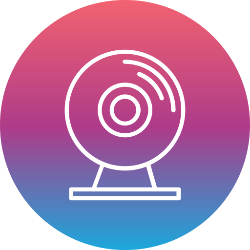 cámara web icono gratis