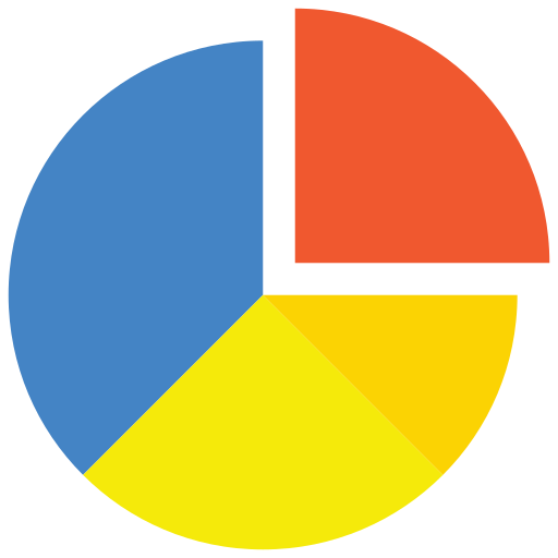 gráfico circular icono gratis gráfico circular icono gratis