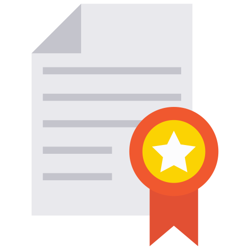 certificat Icône gratuit certificat Icône gratuit