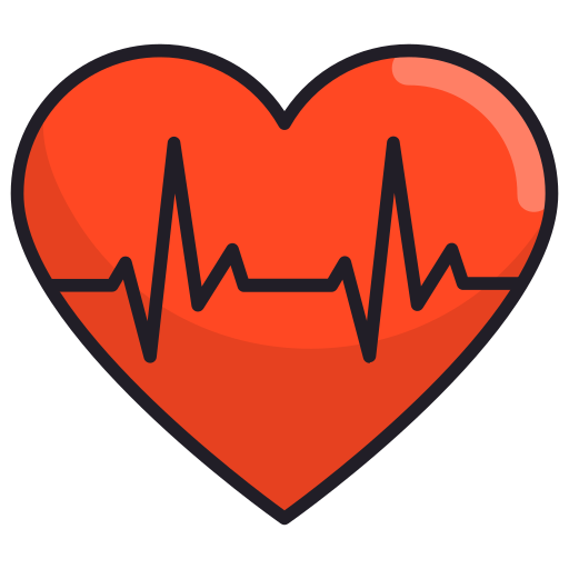 Heart rate Generic Outline Color icon