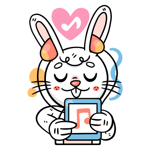 Music free sticker Music free sticker