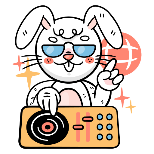 Music free sticker Music free sticker