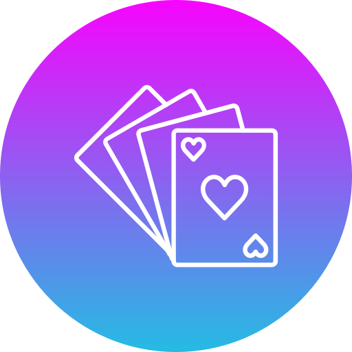 jugando a las cartas icono gratis