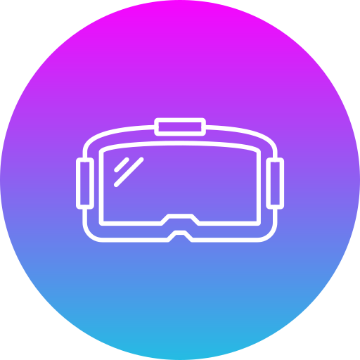 gafas de realidad virtual icono gratis