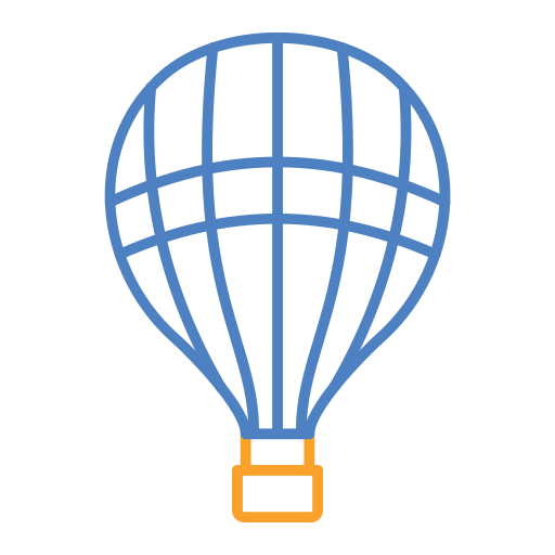 Воздушный шар бесплатно иконка