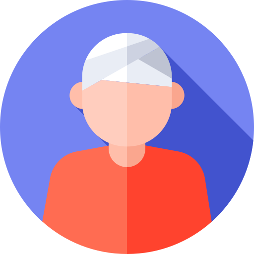 Patient Flat Circular Flat Icon