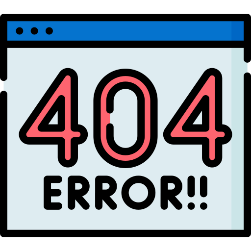 error 404 icono gratis