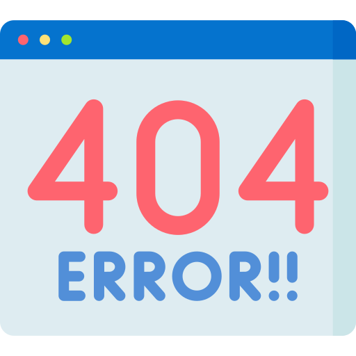 error 404 icono gratis