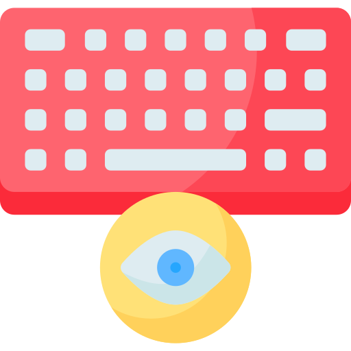 registrador de teclas icono gratis