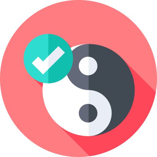 yin yang icono gratis