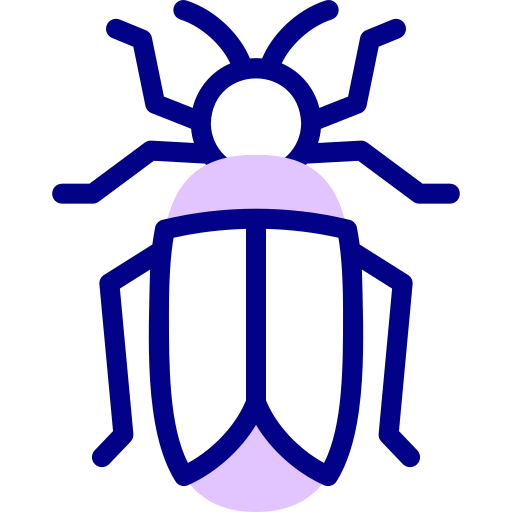 Bug Detailed Mixed Lineal Color Icon