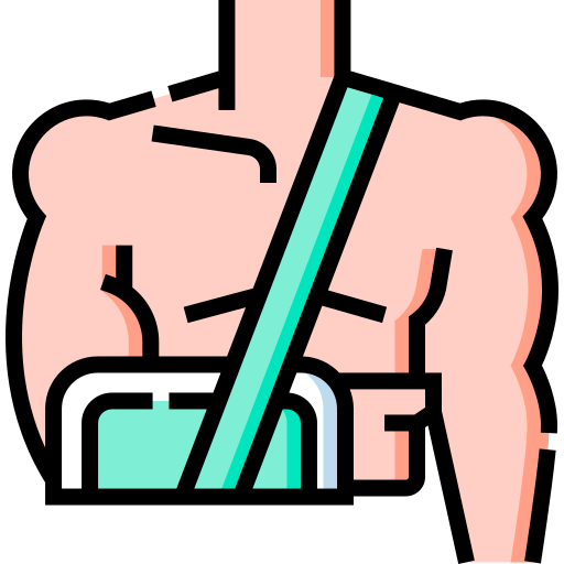 Injury Detailed Straight Lineal Color Icon