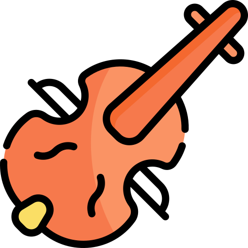 violín icono gratis